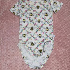 Posh Peanut Bee and Floral Kids Bodysuit